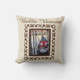 Bella Venezia Gondola Italien Souvenir Kissen