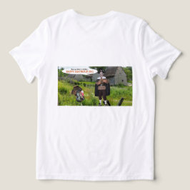 Bella women tee, glücklicher Dankeschön Putenant Tri-Blend Shirt