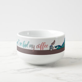 Belladonna-Drache-Kaffeetasse Große Suppentasse