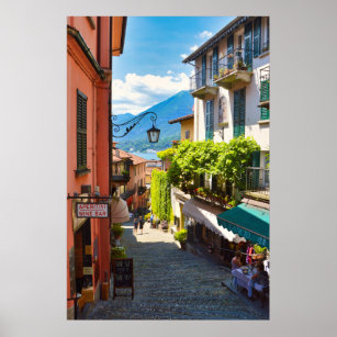 Bellagio, Altstadt (Comer See, Italien) Poster