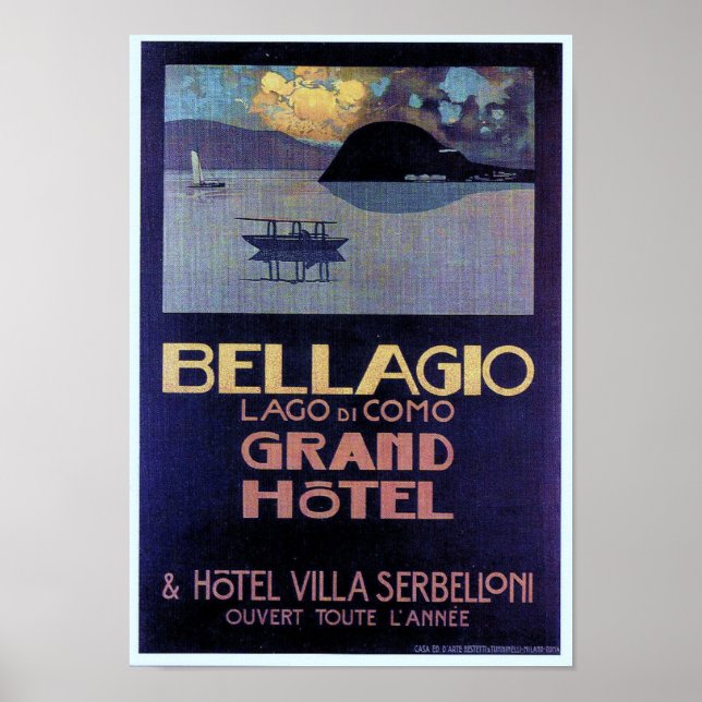 Bellagio Grand Hotel Poster (Vorne)