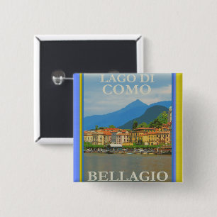 Bellagio Italien Poster Button