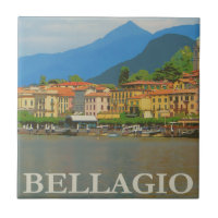Bellagio Italy Poster Keramik Tile