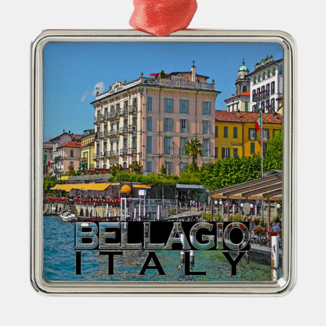 Bellagio Ornament Aus Metall (Vorne)