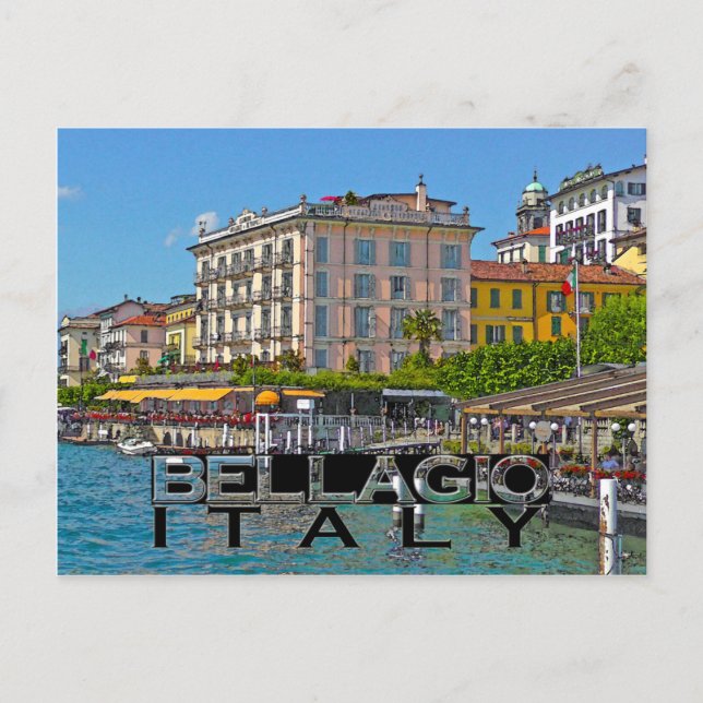 Bellagio Postkarte (Vorderseite)