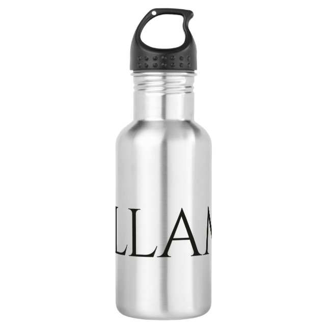 Bellame Edelstahl-Wasser-Flasche Edelstahlflasche (Vorderseite)