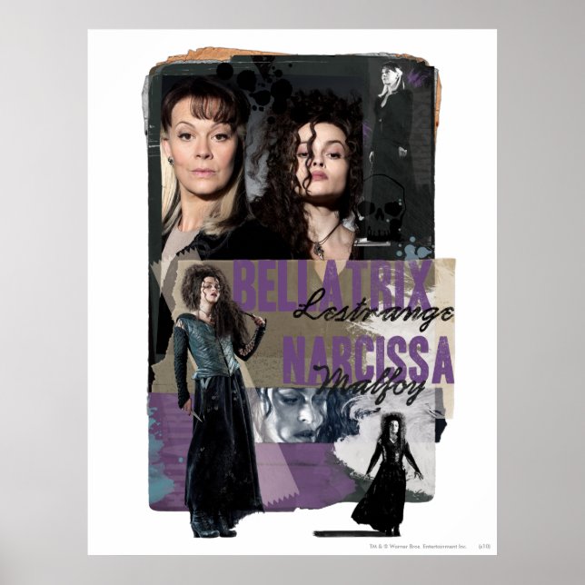 Bellatrix Lestrange and Narcissa Malfoy Poster (Vorne)