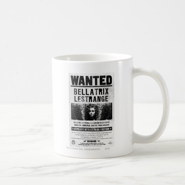Bellatrix Lestrange Gewollt Poster Kaffeetasse (Rechts)