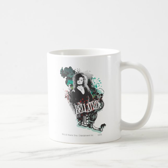 Bellatrix Lestrange Grafisches Logo Kaffeetasse (Rechts)