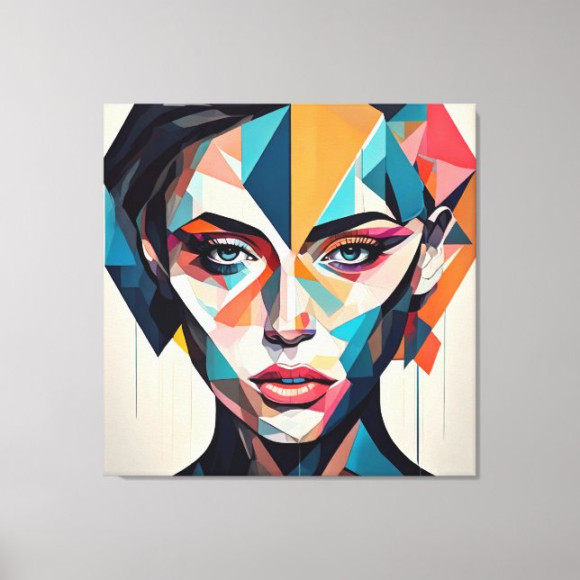 Belle | ABSTRAKT | Stretched Canvas Print Leinwanddruck (Vorderseite)
