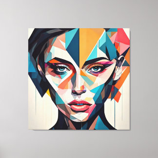Belle | ABSTRAKT | Stretched Canvas Print Leinwanddruck