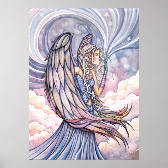 Belle affiche Angel Imprimer par Molly Harrison (Devant)