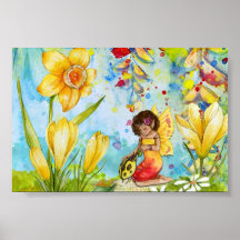 Belle affiche de fée