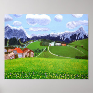 Belle affiche de Norvège