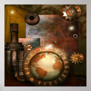 Belle affiche de Steampunk