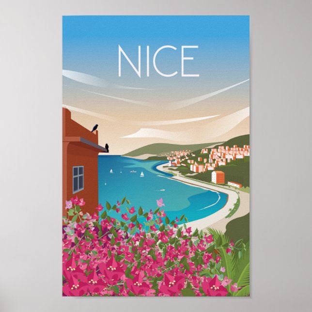 Belle affiche de voyage en France (Devant)