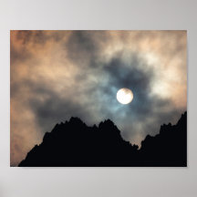 Belle affiche d'éclatement de nuages