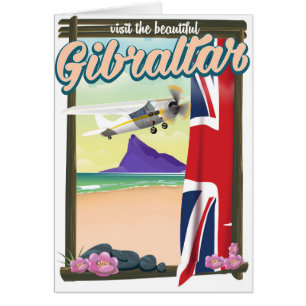 Belle affiche Gibraltar Travel