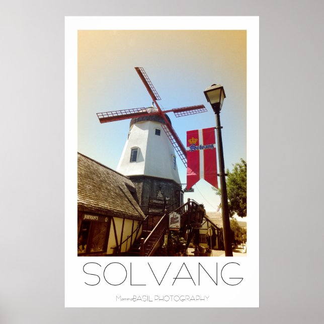 Belle affiche Solvang ! (Devant)
