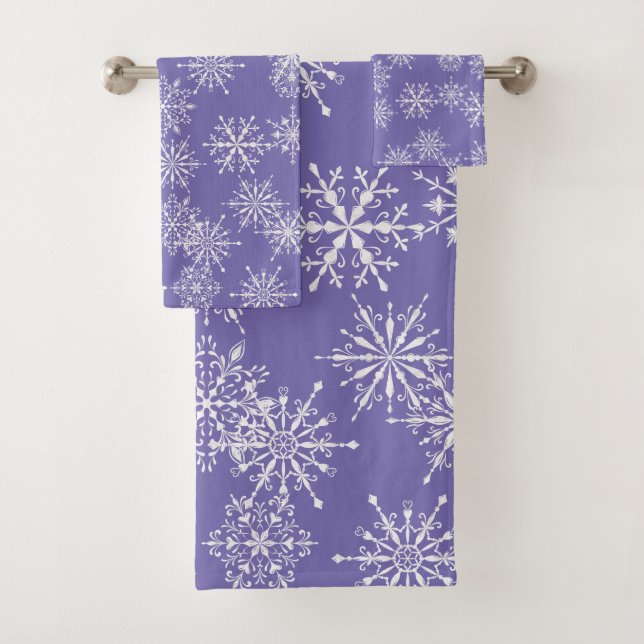 Belle aquarelle Fête de Flocon de neige (En situation)