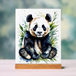 Belle aquarelle Panda Bear