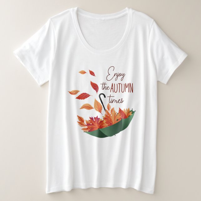 Belle Automne Chute Douce / Parapluie (Design devant)