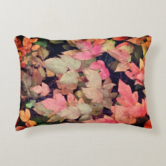 belle automne laisser accent coussin (Devant)