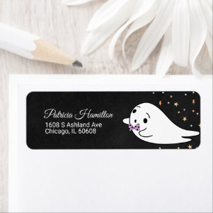 Belle Baby Ghost Halloween Baby shower Étiquette