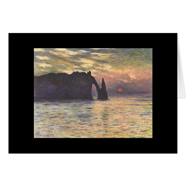 Belle baie rocheuse - Monet (Devant horizontal)