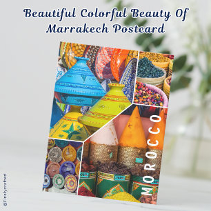 Belle Beauté Colorée De Marrakech Carte Postale