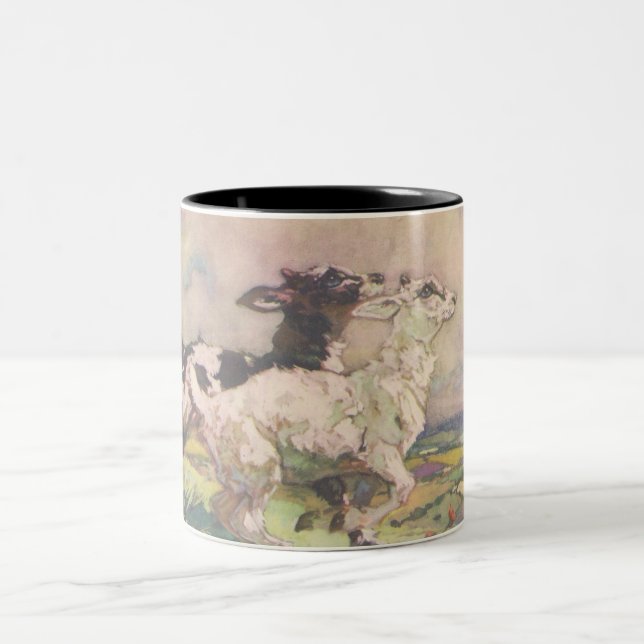 Belle Bébé Chèvres Mug (Centre)