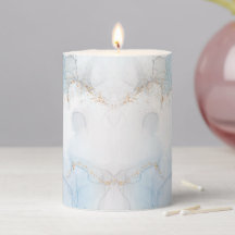 Belle Bleu Gris Or Marbre Élégant Agate Art