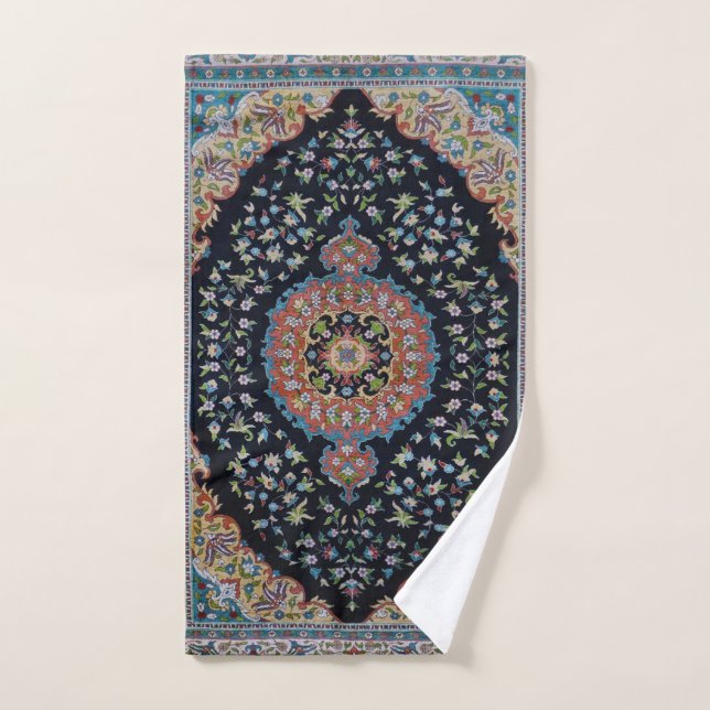 Belle Bleue Oriental Antique Kilim Rug (Serviette à main)