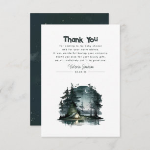 Belle Camping Merci à thème Baby shower