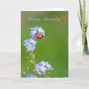 Belle carte d'anniversaire Ladybug