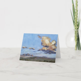 Belle carte d'art Cloud Blank