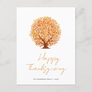 Belle carte de bon thanksgiving