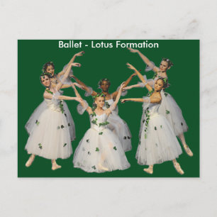 Belle carte de formation Ballet Lotus