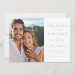 Belle carte de rappel de date de mariage en écritu