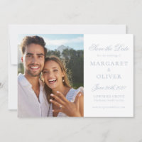 Belle carte de sauvegarde de date de mariage en éc