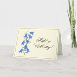 Belle carte de voeux Anniversaire Bluebells