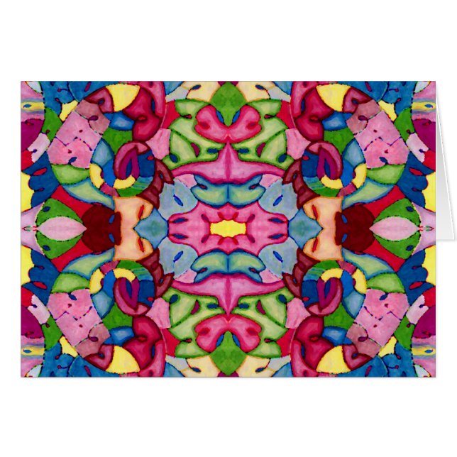 Belle carte de voeux Bouquet (Devant horizontal)