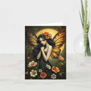 Belle carte Portrait Fairy