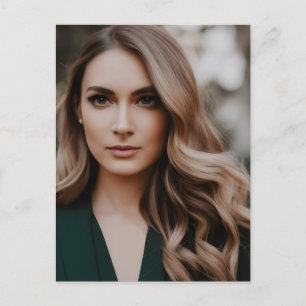 Belle carte postale Blonde