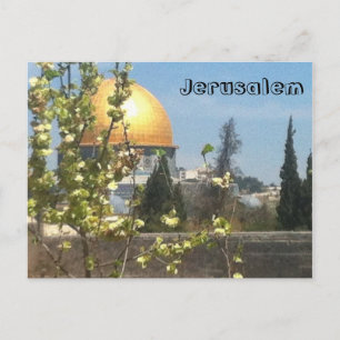 Belle carte postale de Jérusalem