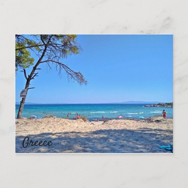 Belle carte postale de mer Grèce (Devant)