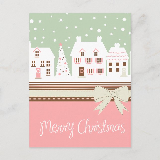 Belle carte postale de Noël (Devant)