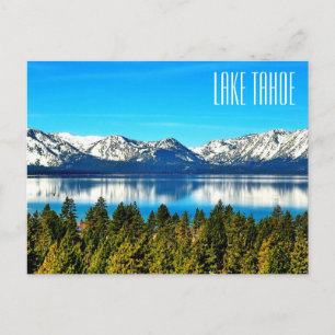Belle carte postale du lac Tahoe