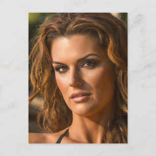 Belle carte postale femme