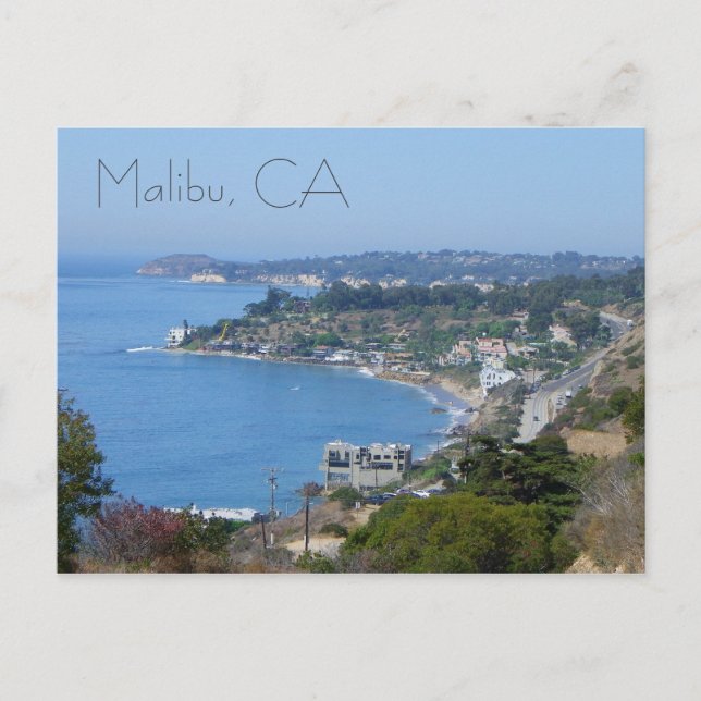 Belle Carte Postale Malibu Coast ! (Devant)